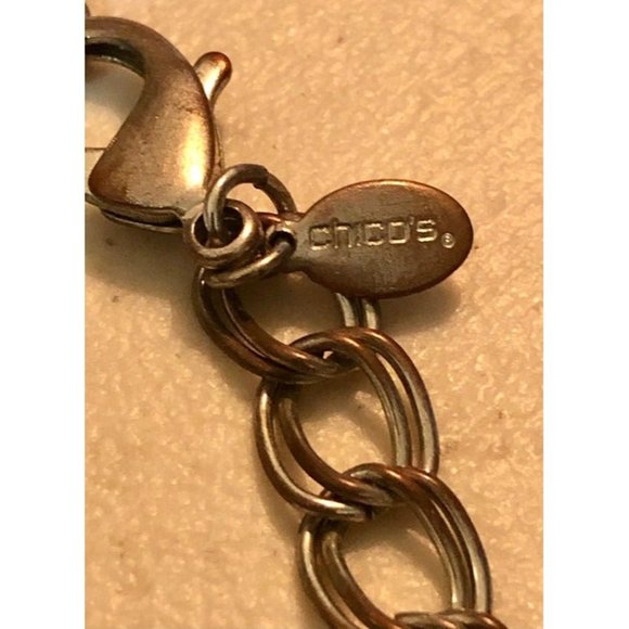 CHICOS multicolor chainlink chunky Necklace - Picture 4 of 4